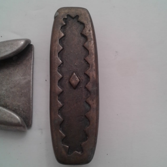 Vintage DMP Belt Buckle parts Loop Tip - Picture 3 of 6